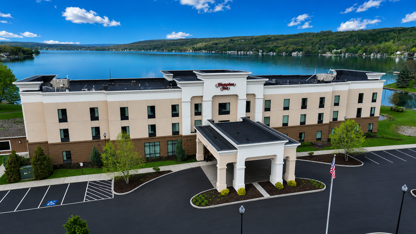 Hampton Inn hotel built by Iversen Construction in Penn Yan, NY
