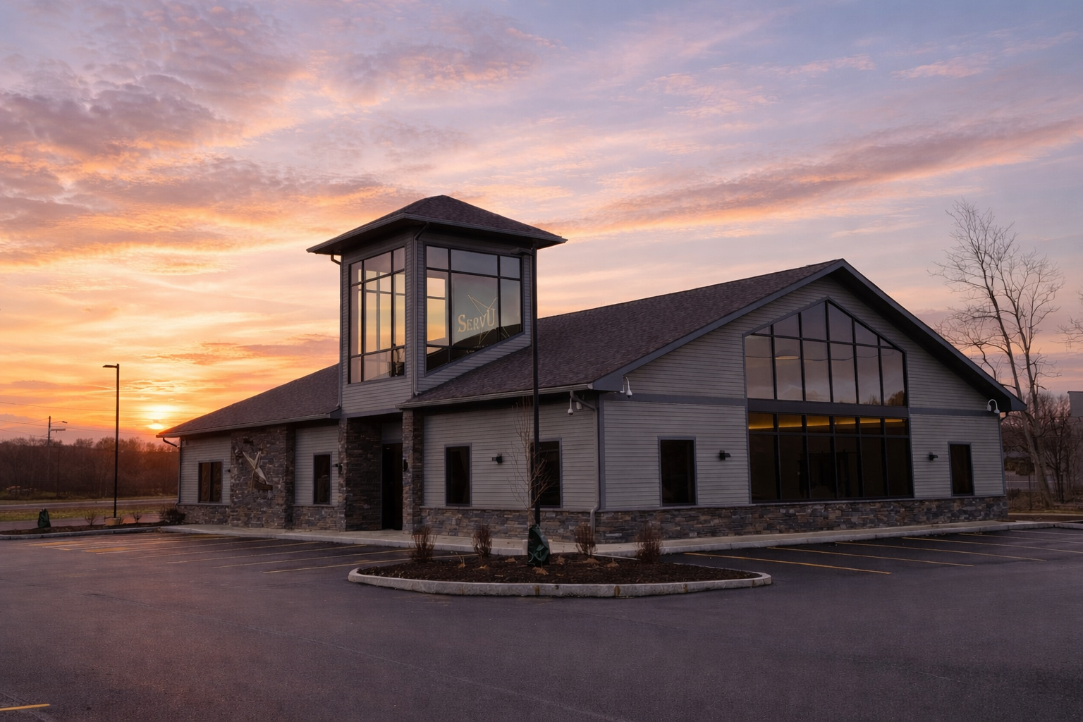 ServU Credit Union branch built by Iversen Construction