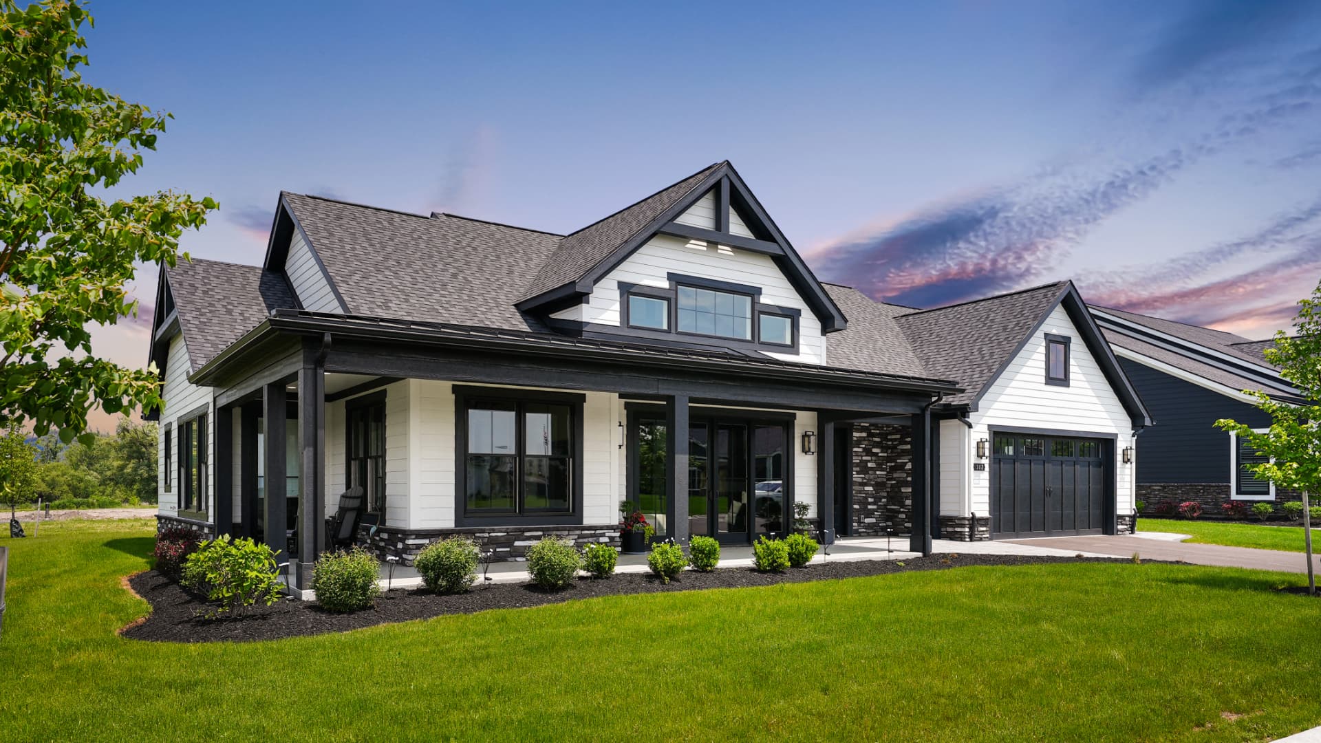 Custom home built by Iversen Construction